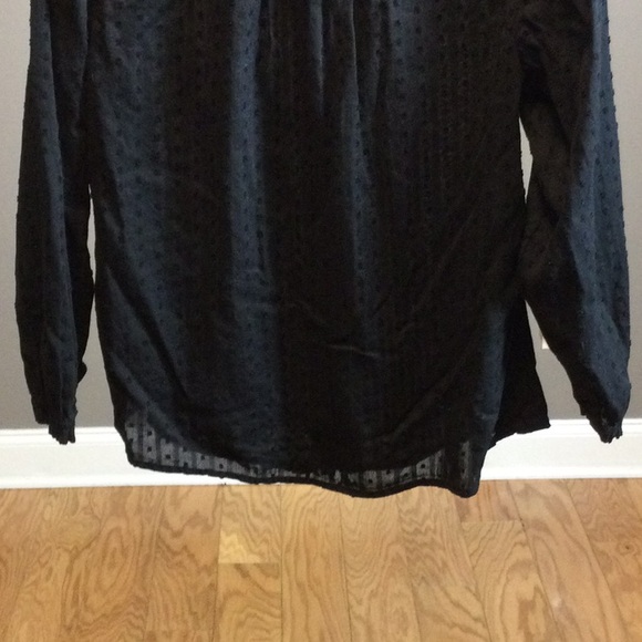 S J. Crew black button down blouse - Picture 8 of 15